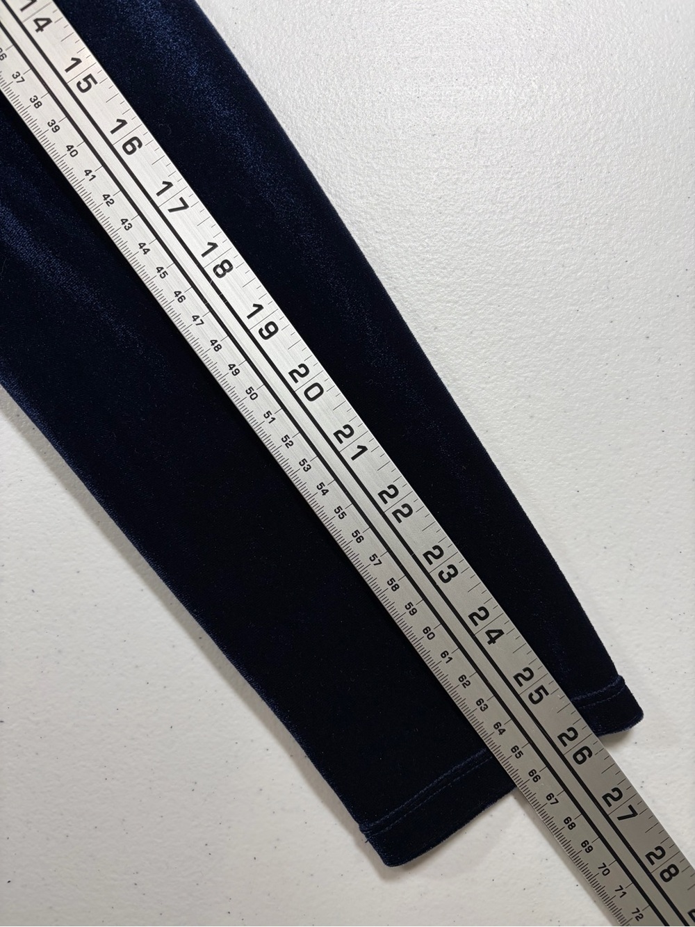 NWT LRL Navy Velvet Long-Sleeve Ruched Evening Sheath Dress (10) - Picture 13 of 16